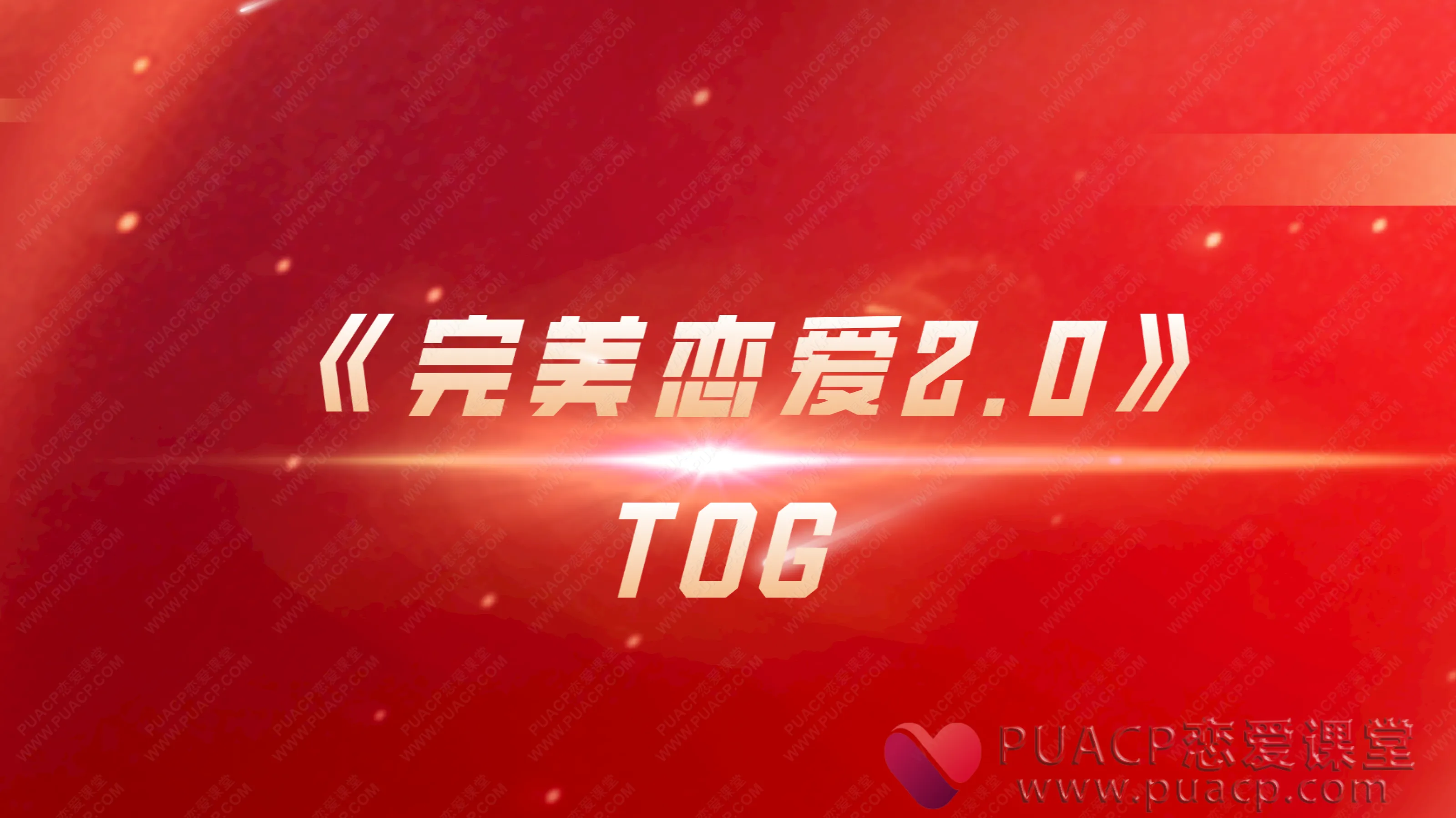 TOG-《完美恋爱2.0》