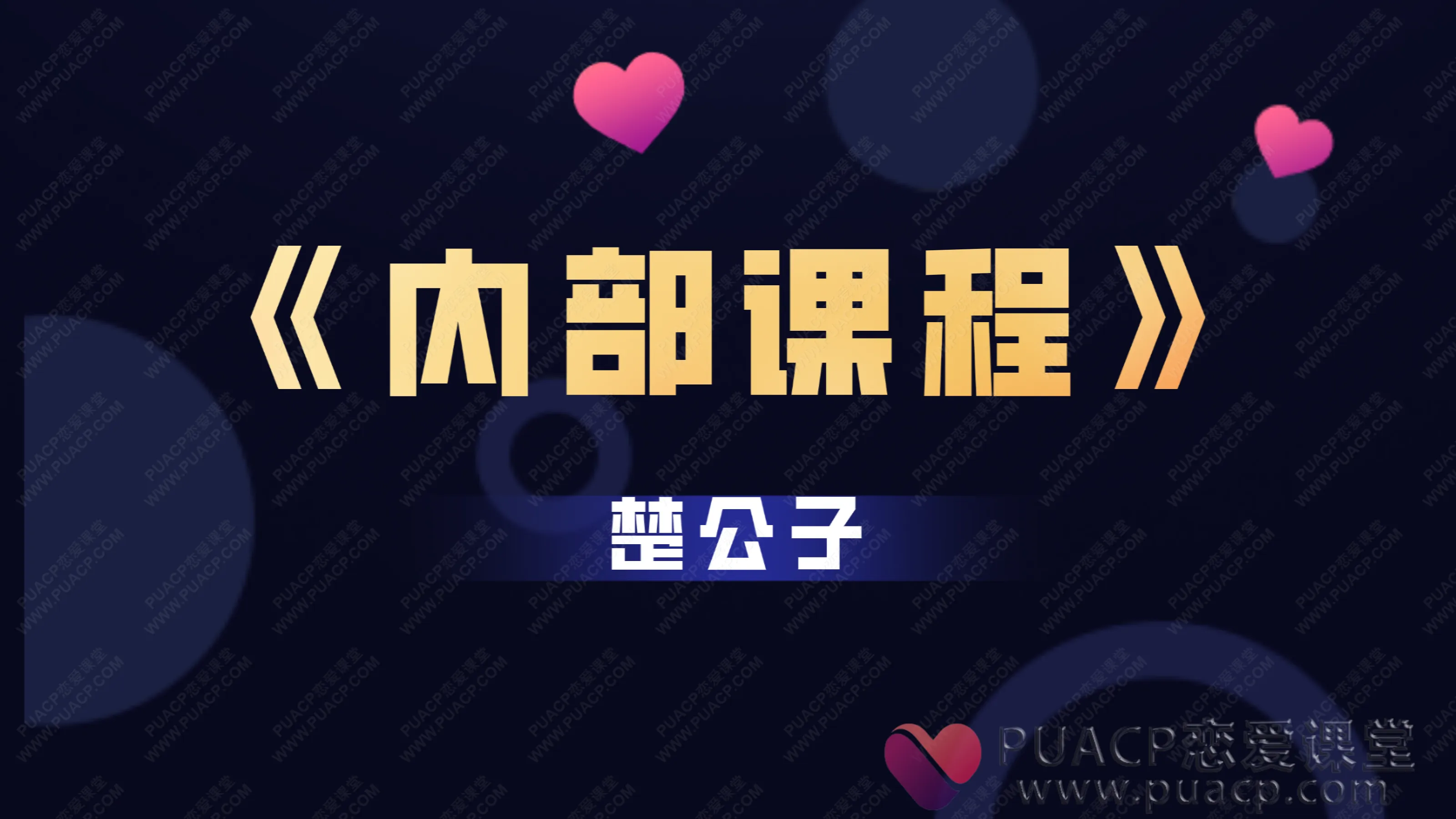 楚公子-《内部课程》