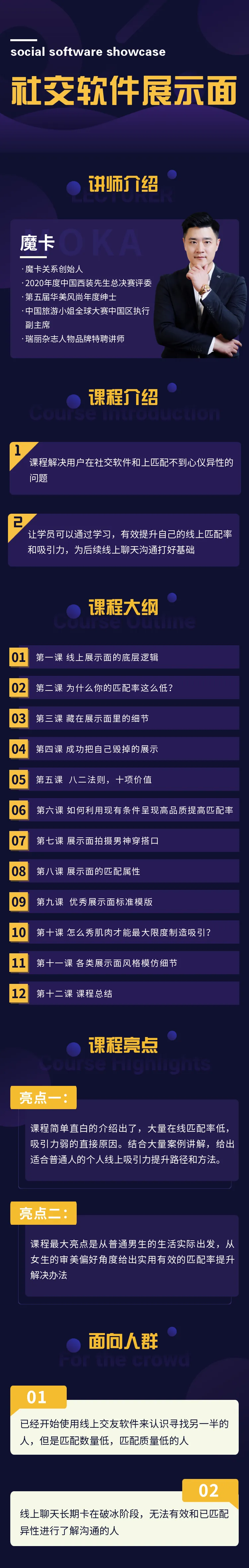 魔卡情感教育《2022社交软件展示面》