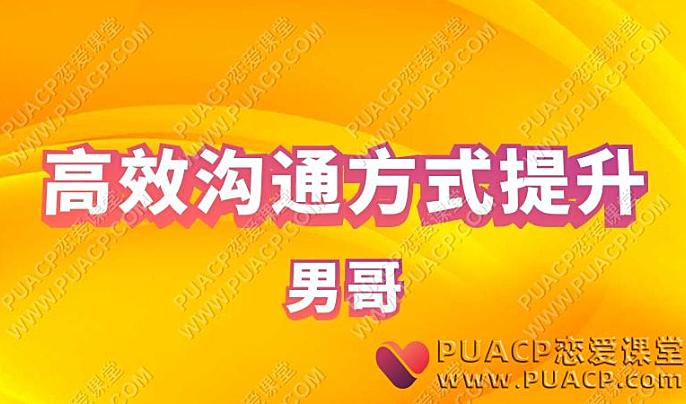 男哥《高效沟通方式提升》30天内部直播视频下载