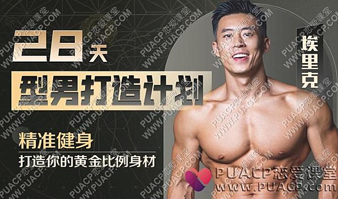 28天增肌减脂,居家打造黄金比例身材