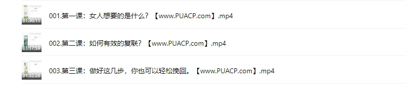 凡哥情感《情感修复训练营》