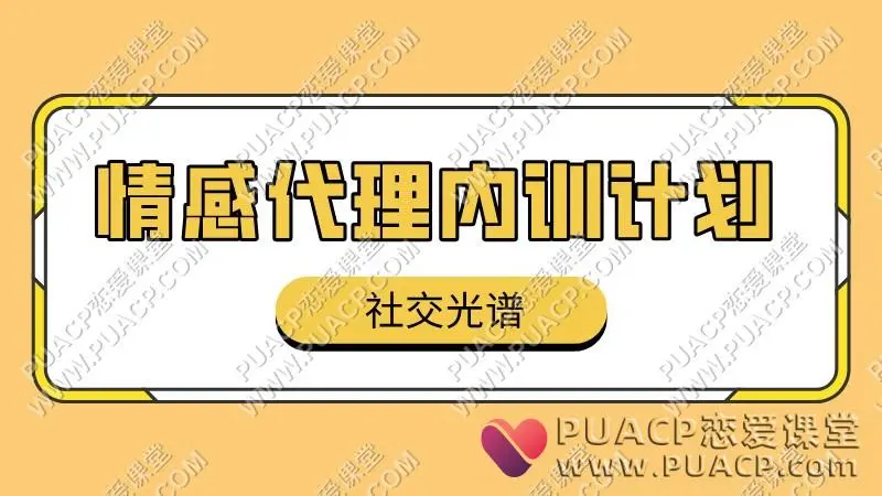 社交光谱《情感代理内训计划》