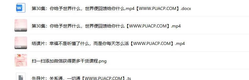杨韵冉《幸福关系觉醒训练营》30节