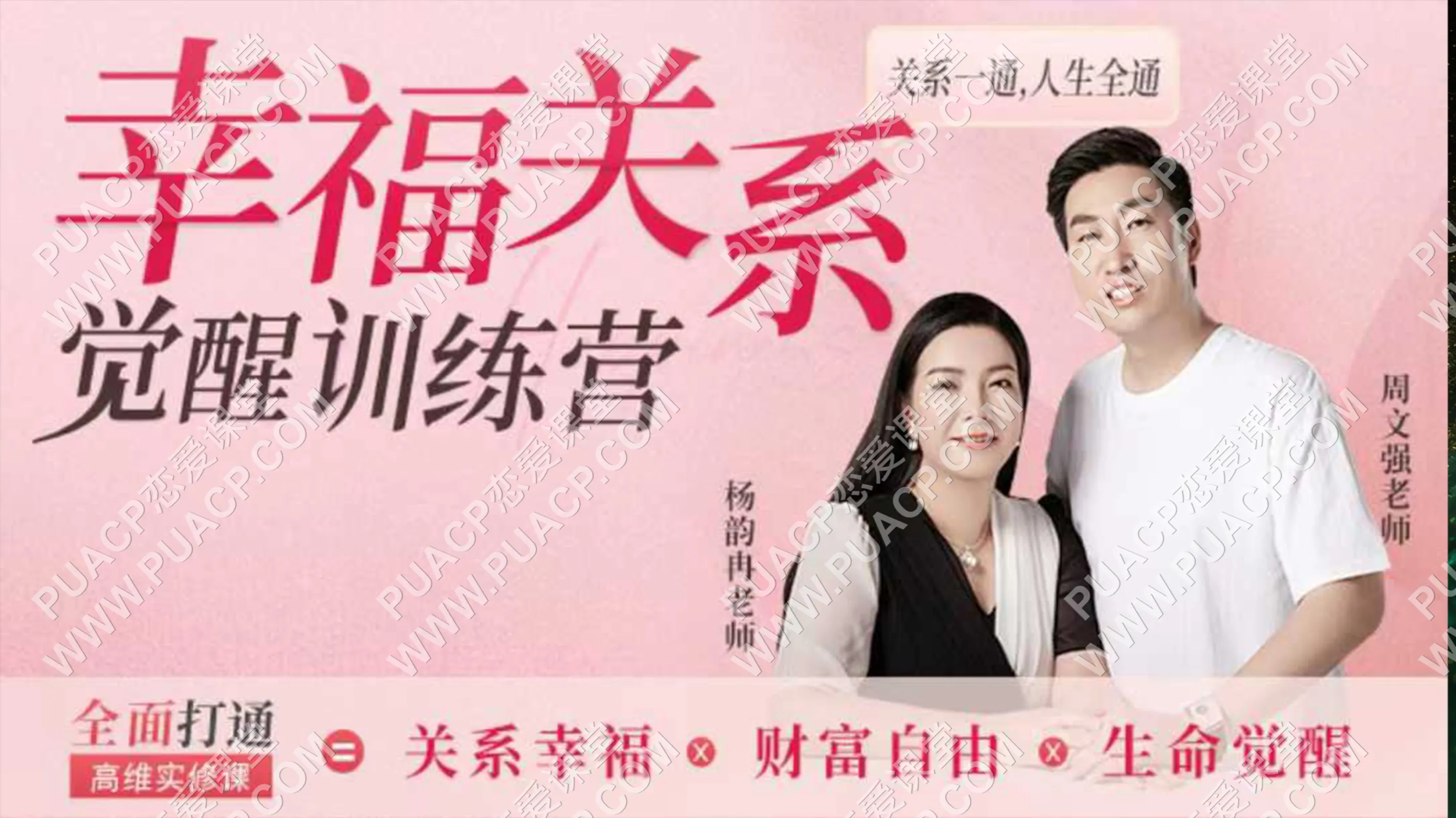 杨韵冉《幸福关系觉醒训练营》30节